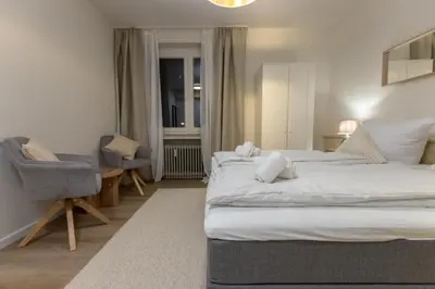 Ein Bett oder Betten in einem Zimmer der Unterkunft Hotel Doerenkamp - Digital Access