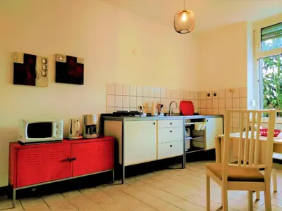 Küche/Küchenzeile in der Unterkunft feelathome