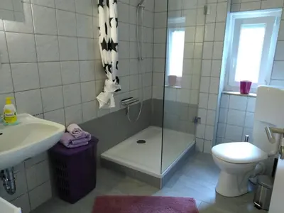 Ein Badezimmer in der Unterkunft feelathome