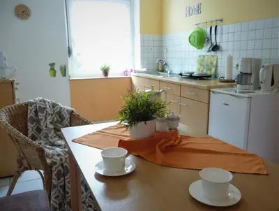 Küche/Küchenzeile in der Unterkunft feelathome