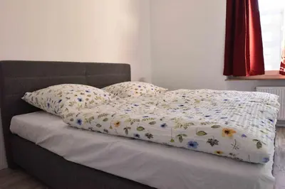 Ein Bett oder Betten in einem Zimmer der Unterkunft Fewo Wuppertal