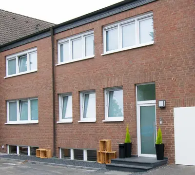Das Gebäude in dem sich die Ferienwohnung befindet
