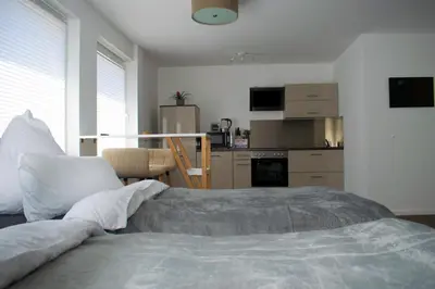 Küche/Küchenzeile in der Unterkunft unique flat