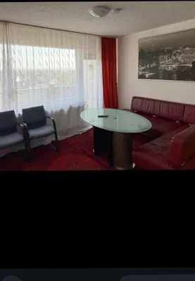Ein Sitzbereich in der Unterkunft Ferienwohnung- Helena