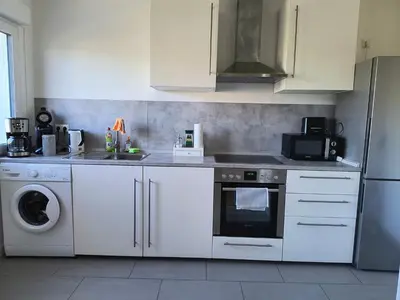Küche/Küchenzeile in der Unterkunft Melia