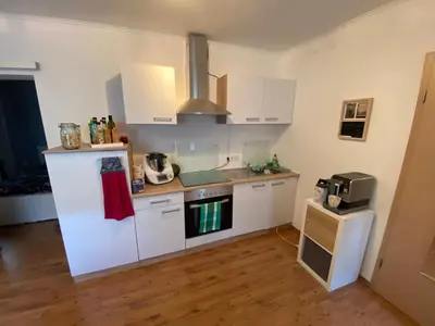 Küche/Küchenzeile in der Unterkunft Ferienwohnung Monteurwohnung Gevelsberg