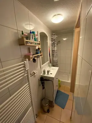 Ein Badezimmer in der Unterkunft Ferienwohnung Monteurwohnung Gevelsberg