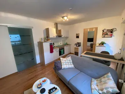 Küche/Küchenzeile in der Unterkunft Ferienwohnung Monteurwohnung Gevelsberg