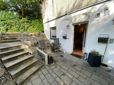 Das Gebäude in dem sich die Ferienwohnung befindet