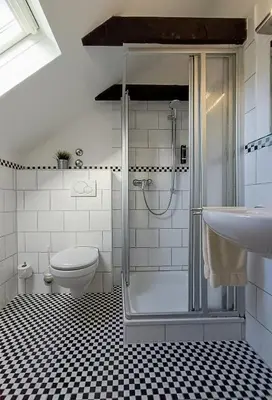 Ein Badezimmer in der Unterkunft Waldhotel Unterbach