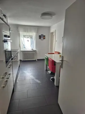 Küche/Küchenzeile in der Unterkunft Puppenstube mir 2 Zimmer anstatt 3 Zimmer