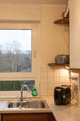 Küche/Küchenzeile in der Unterkunft Essen Schmuckstück
