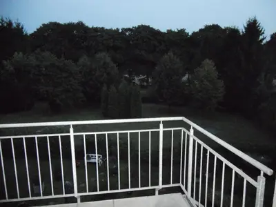 Ein Balkon oder eine Terrasse in der Unterkunft Essen Schmuckstück