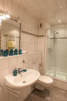 Ein Badezimmer in der Unterkunft Essen Schmuckstück