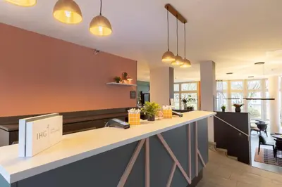 Küche/Küchenzeile in der Unterkunft Holiday Inn - the niu, Blade Solingen by IHG