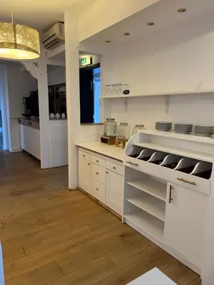 Küche/Küchenzeile in der Unterkunft Stadthotel Reckers