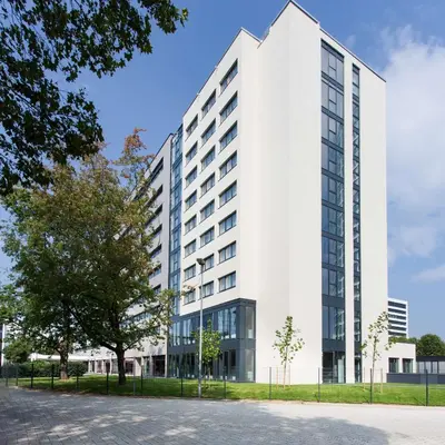 Das Gebäude in dem sich das Hotel befindet
