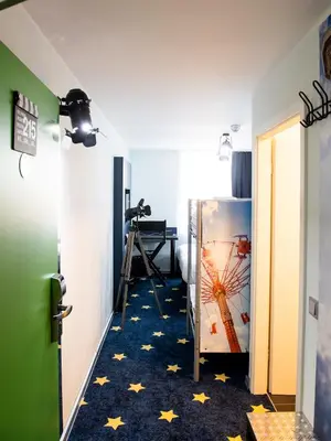 Küche/Küchenzeile in der Unterkunft AKZENT Hotel am Schlosspark Herten