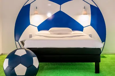 Ein Bett oder Betten in einem Zimmer der Unterkunft AKZENT Hotel am Schlosspark Herten