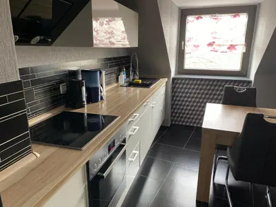 Küche/Küchenzeile in der Unterkunft Ferienwohnung in Essen