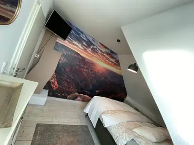 TV/Unterhaltungsangebot in der Unterkunft Blick ins Ruhrgebiet