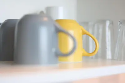 Kaffee-/Teezubehör in der Unterkunft Moderne Wohnung in Krefeld