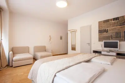 Ein Bett oder Betten in einem Zimmer der Unterkunft TM Hotel Düsseldorf