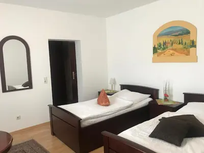 Ein Bett oder Betten in einem Zimmer der Unterkunft Hotel Kranefoer