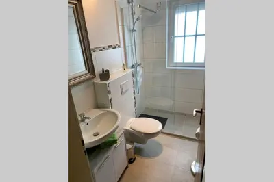 Ein Badezimmer in der Unterkunft Ferienwohnung Lutz