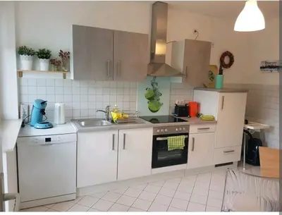 Küche/Küchenzeile in der Unterkunft Nette,kleine Wohnung in gute Lage