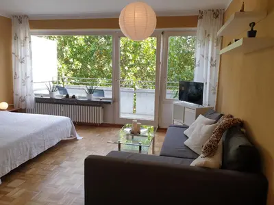 Ein Bett oder Betten in einem Zimmer der Unterkunft Renoviertes Wohlfühlapartment