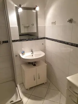 Ein Badezimmer in der Unterkunft Renoviertes Wohlfühlapartment