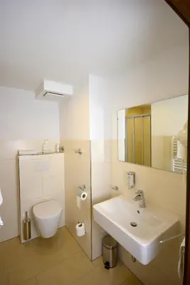 Ein Badezimmer in der Unterkunft Hotel Kehrenkamp