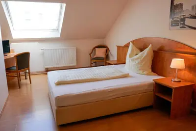 Ein Bett oder Betten in einem Zimmer der Unterkunft Haus Löhrberg