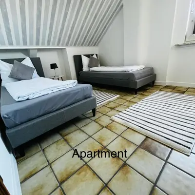 Ein Bett oder Betten in einem Zimmer der Unterkunft Haus Löhrberg