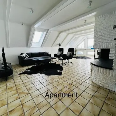 Ein Sitzbereich in der Unterkunft Haus Löhrberg