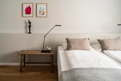 Ein Bett oder Betten in einem Zimmer der Unterkunft Hotel Lohauser Hof