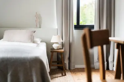 Ein Bett oder Betten in einem Zimmer der Unterkunft Hotel Lohauser Hof