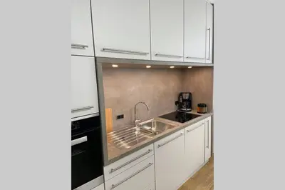 Küche/Küchenzeile in der Unterkunft Apartment I , Netflix, Küche und Gym
