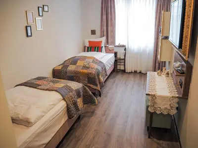 Ein Bett oder Betten in einem Zimmer der Unterkunft Boutique Hotel Stadtmitte