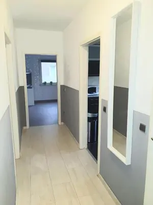 Küche/Küchenzeile in der Unterkunft Pottmensch Oberhausen 3 Schlafzimmer