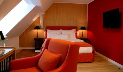 TV/Unterhaltungsangebot in der Unterkunft Schlosshotel Hugenpoet