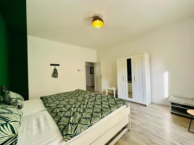 Ein Bett oder Betten in einem Zimmer der Unterkunft Monteur Appartement Ischeland near Hagen-City