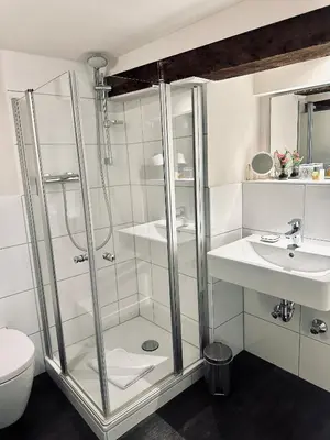 Ein Badezimmer in der Unterkunft Kötterhof Hotel