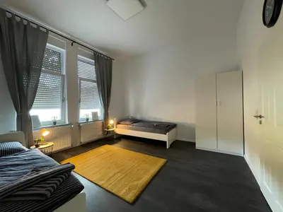 Ein Bett oder Betten in einem Zimmer der Unterkunft Herne Zentral Apartment