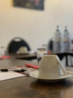 Kaffee-/Teezubehör in der Unterkunft Hotel Amical