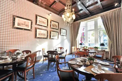 Ein Sitzbereich in der Unterkunft Boutique Hotel Windsor - The Charming City Hotels