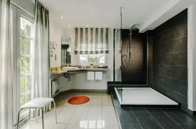 Ein Badezimmer in der Unterkunft Romantik Hotel Neuhaus