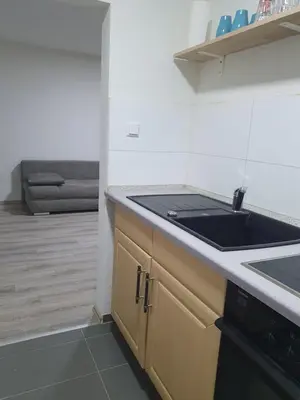 Grundriss der Unterkunft Flora Business Apartment mit Balkon