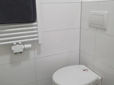 Grundriss der Unterkunft Flora Business Apartment mit Balkon